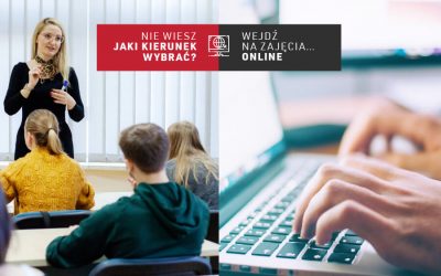 Nie jesteś pewny/pewna, jaki kierunek studiów wybrać? – Wejdź na zajęcia online i dowiedz się wszystkiego!